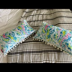 Lilly Pulitzer pillows (2)